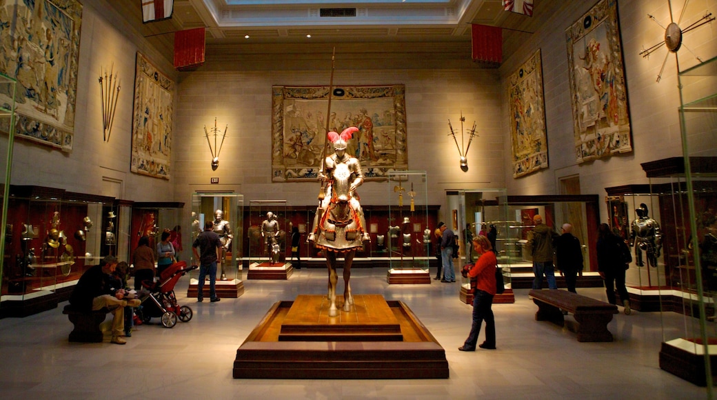 Cleveland Museum of Art which includes art and interior views