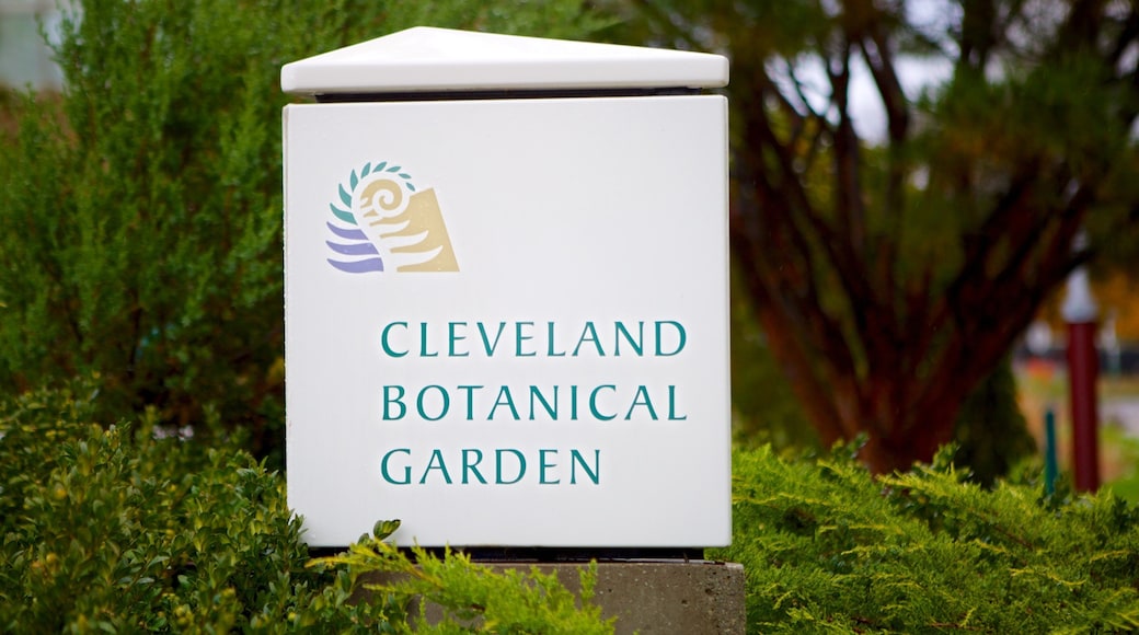 Cleveland Botanical Garden presenterar skyltar