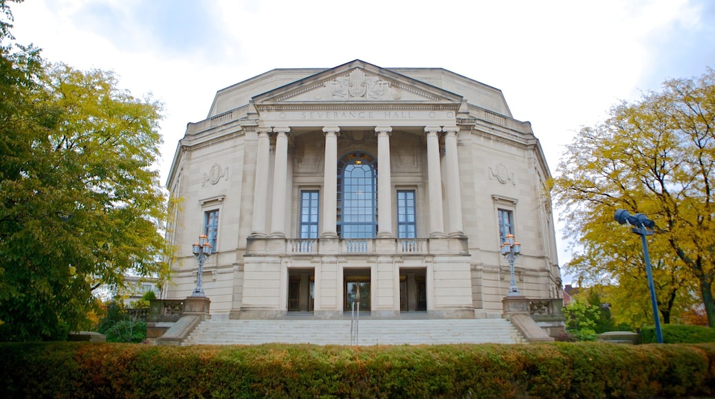 Severance Hall das einen historische Architektur und Verwaltungsgebäude