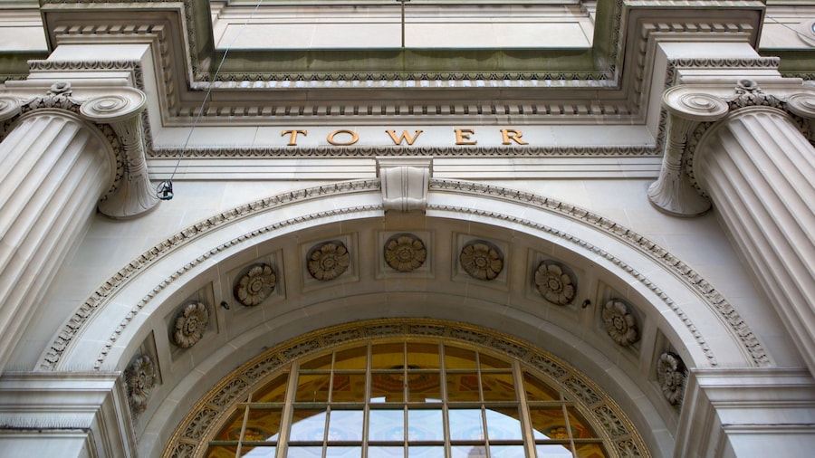 Terminal Tower ofreciendo patrimonio de arquitectura