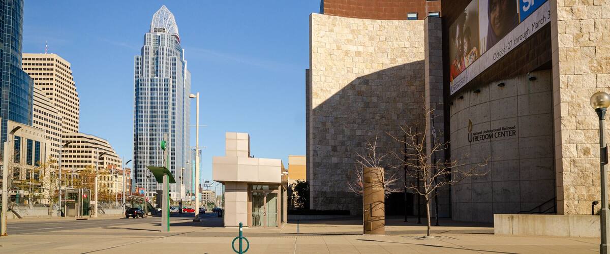 National Underground Railroad Freedom Center which includes a city