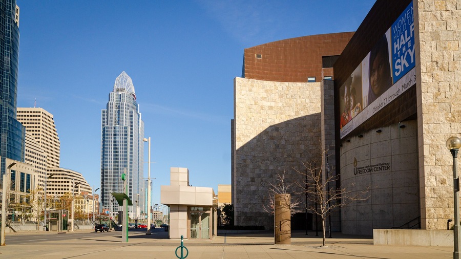 National Underground Railroad Freedom Center which includes a city