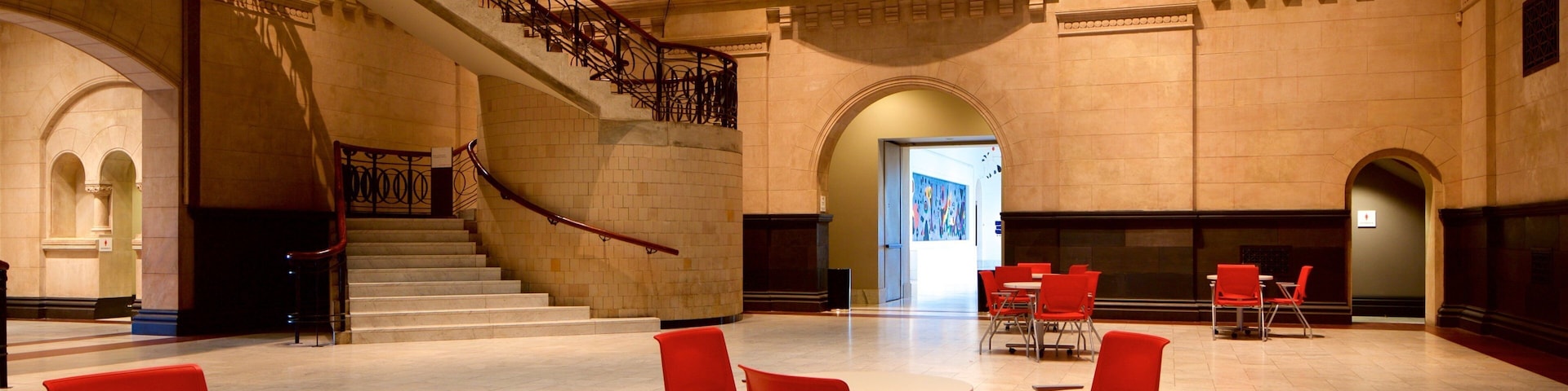 Cincinnati Art Museum caracterizando vistas internas