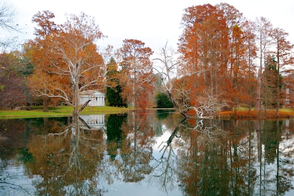 Spring Grove Cemetery mit einem WĂ€lder, Friedhof und Park