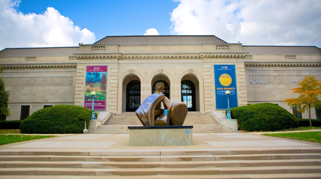 Columbus Museum of Art presenterar konst och utomhuskonst
