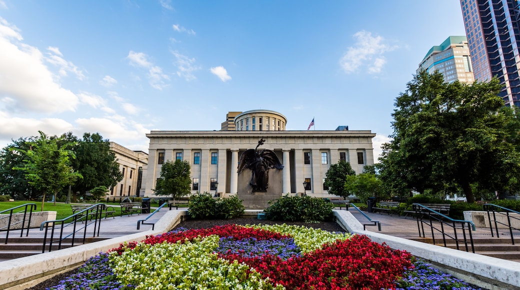 The Ohio Statehouse in Columbus, Ohio