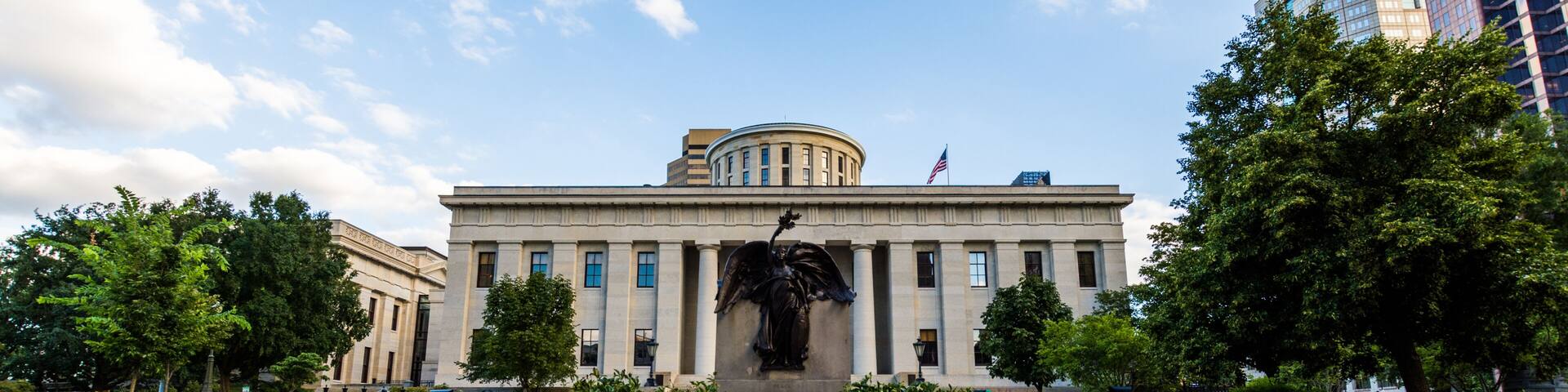 The Ohio Statehouse in Columbus, Ohio