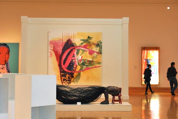 Dayton Art Institute featuring art and interior views