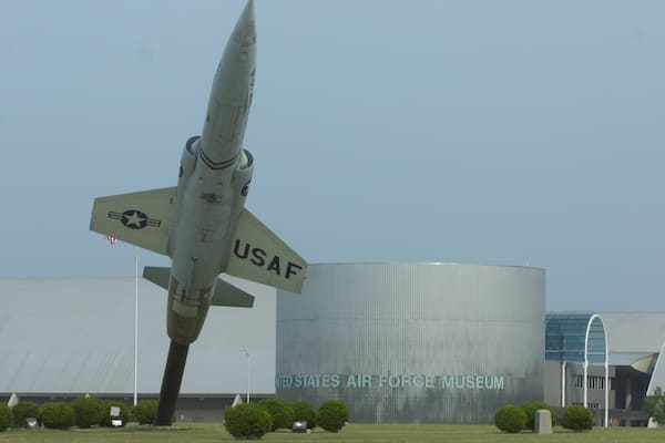 National Museum of the United States Air Force which includes aircraft and signage