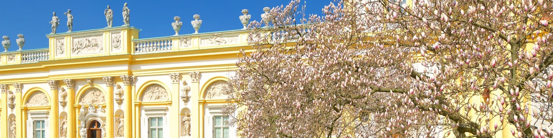 Palácio Wilanow caracterizando arquitetura de patrimônio e elementos de patrimônio