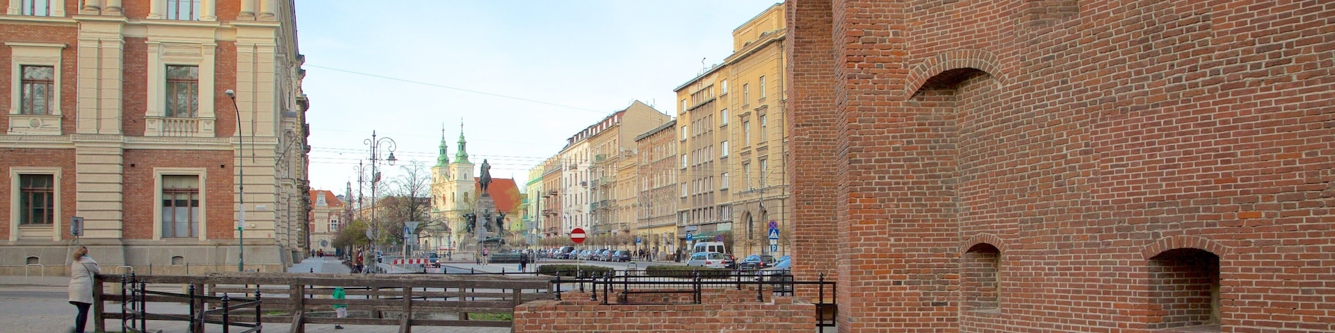 Krakow Barbican featuring heritage elements