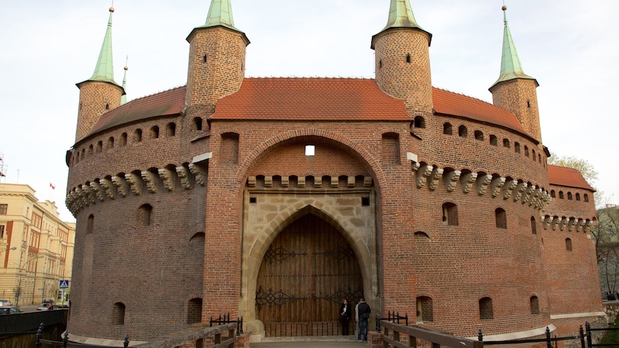 Krakow Barbican which includes heritage elements