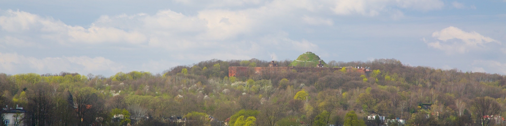 Kosciuszko Mound showing a garden