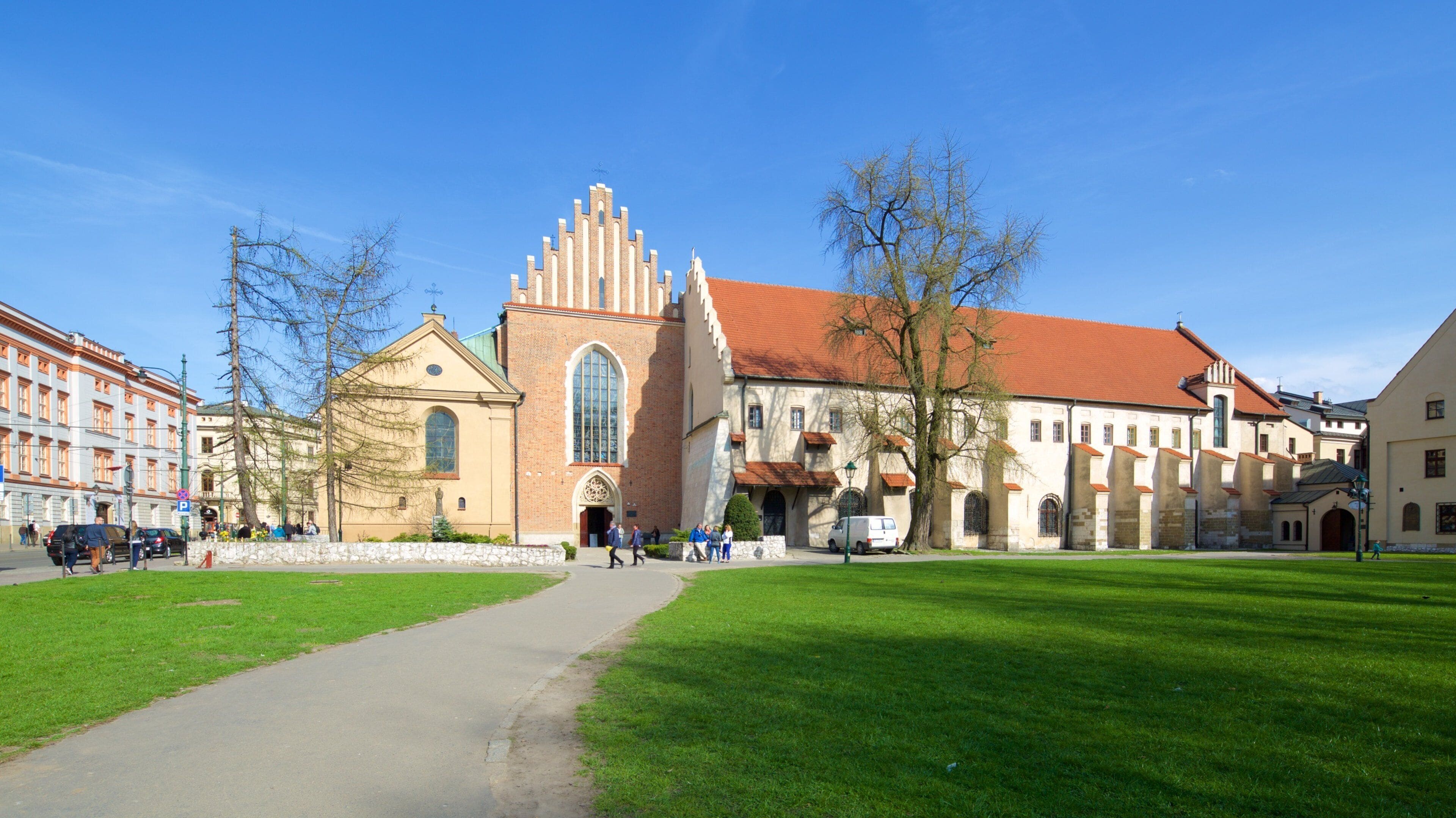 St. Francis of Assisi kyrka och kloster presenterar en kyrka eller katedral