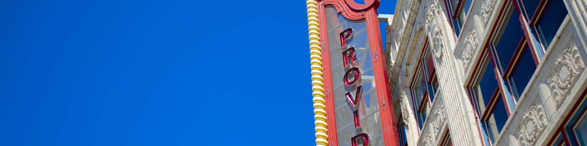 Providence Performing Arts Center showing signage