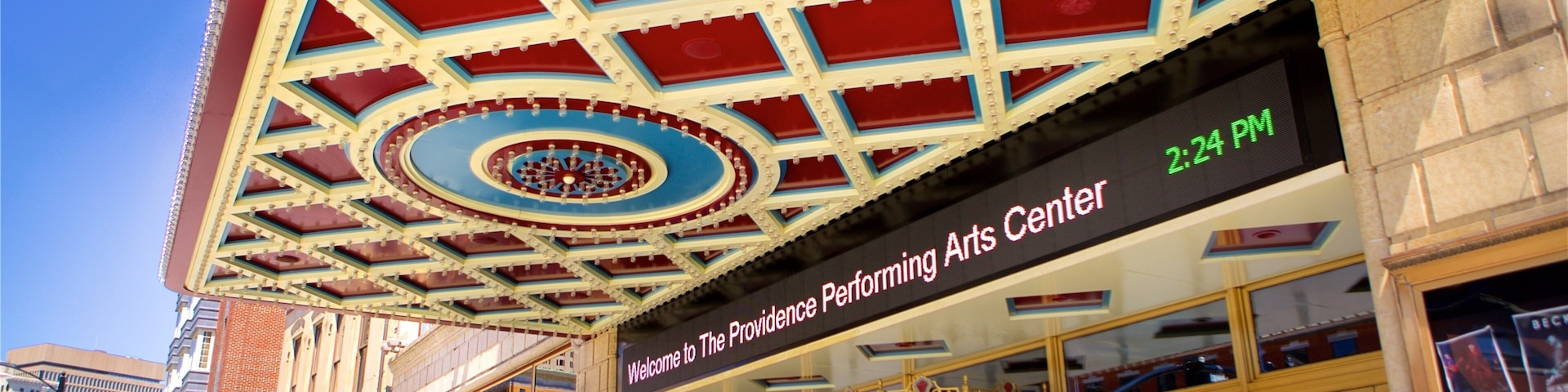 Centro de Artes Cênicas Providence caracterizando sinalização