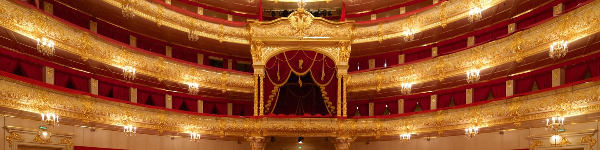 Bolshoi Theatre showing heritage architecture, interior views and theater scenes