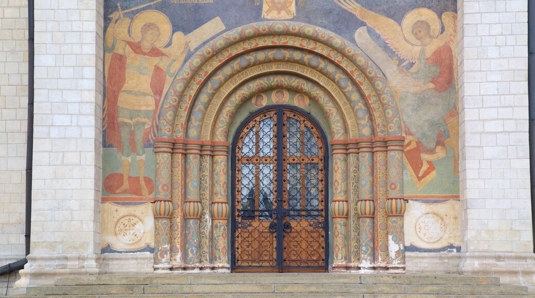 Cathedral of the Assumption which includes heritage architecture and a church or cathedral