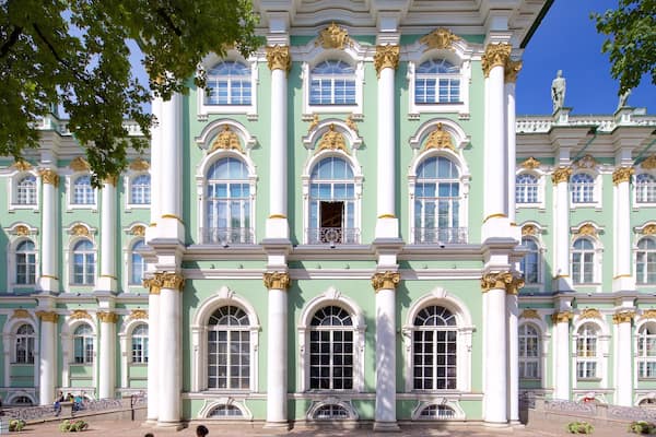 State Hermitage Museum and Winter Palace featuring heritage architecture