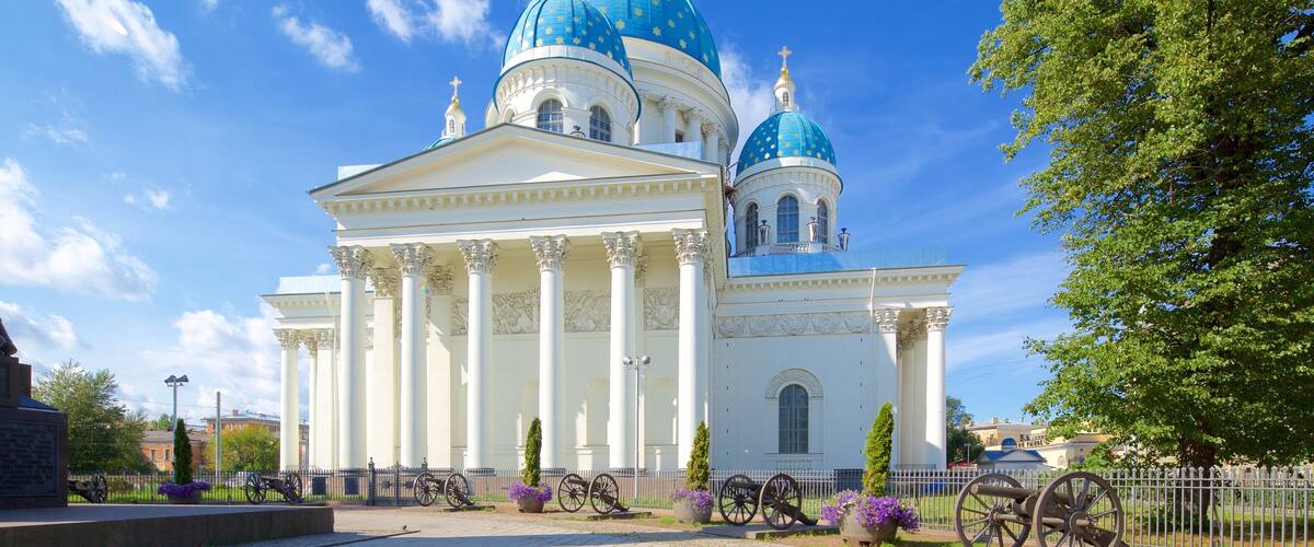 Trinity Cathedral showing heritage architecture