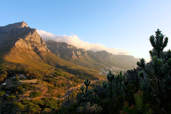 Tafelberg das einen Berge und Landschaften