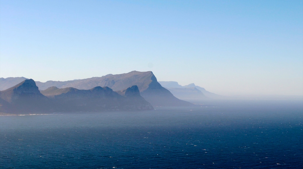 Cape of Good Hope featuring general coastal views, mist or fog and mountains
