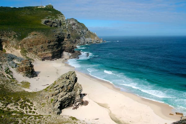 喜望峰 どの含み 海岸線の眺め, 砂浜 と 自然の風景