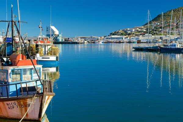 Hout Bay Beach featuring venesatama