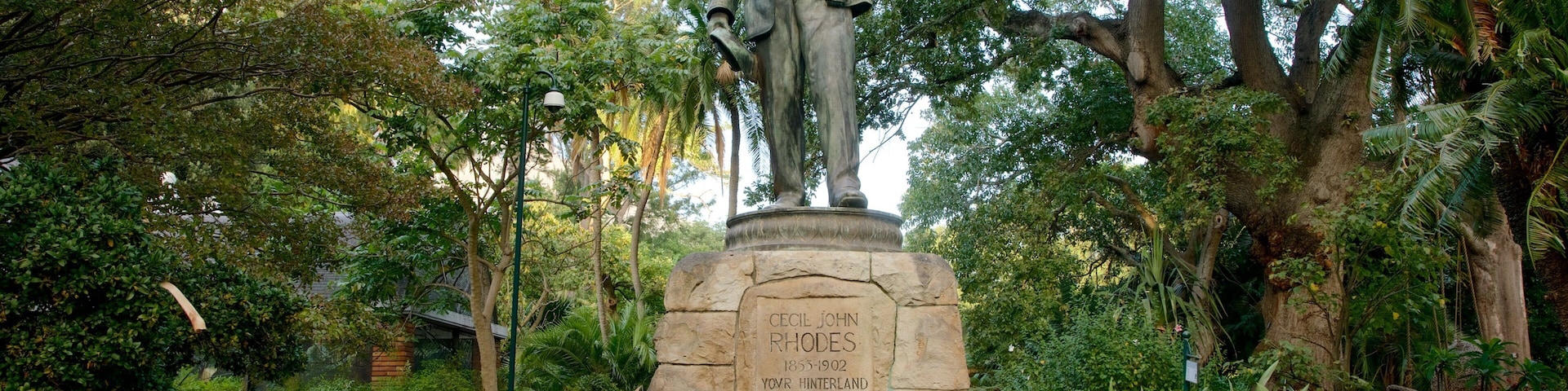 Company Gardens que inclui um parque e sinalização