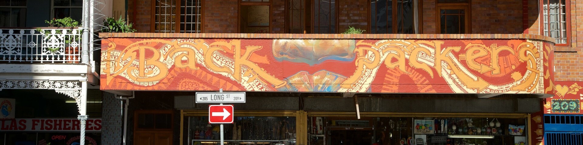 Long Street caracterizando arte ao ar livre