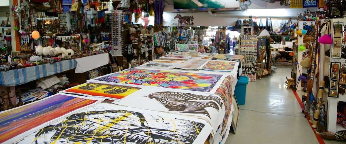 Long Street featuring interior views, shopping and markets