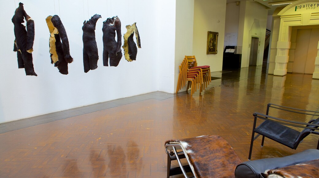 Johannesburg Art Gallery which includes interior views