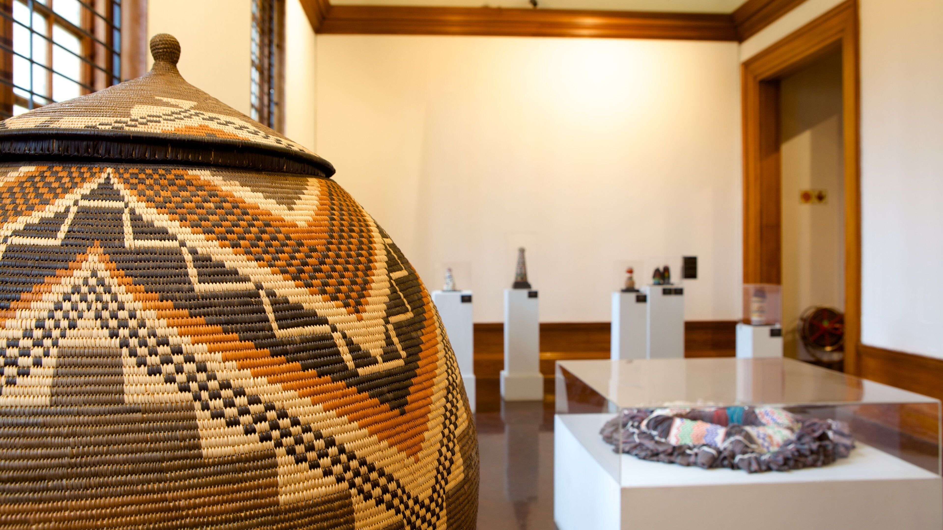 Johannesburg Art Gallery featuring art and interior views