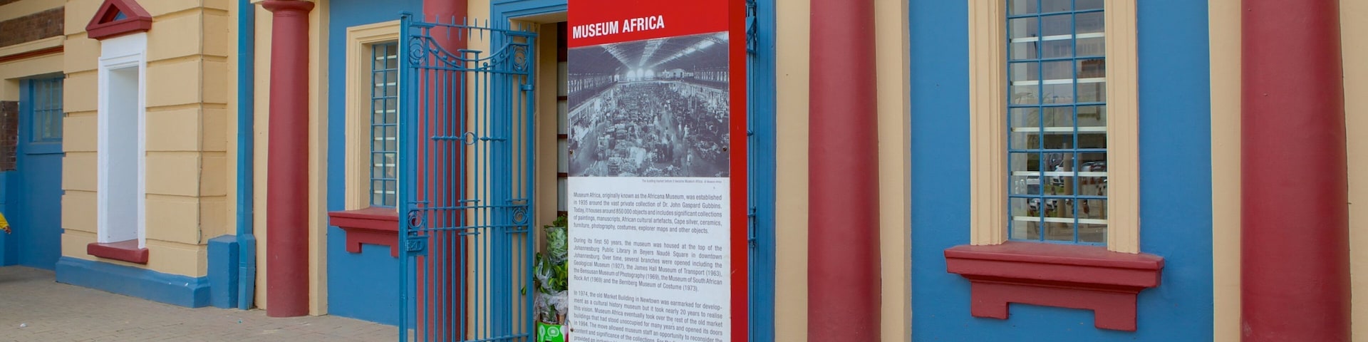 Museum Africa featuring a city and signage