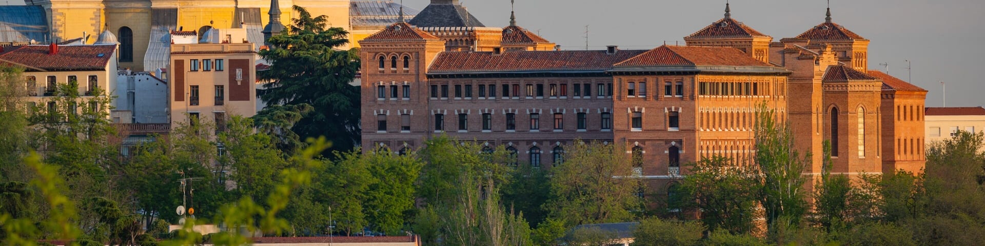 Temple of Debod featuring landscape views and heritage architecture