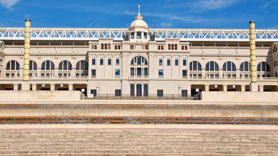 Das Olympia Stadion Estadi Olímpic Lluís Companys in Barcelona