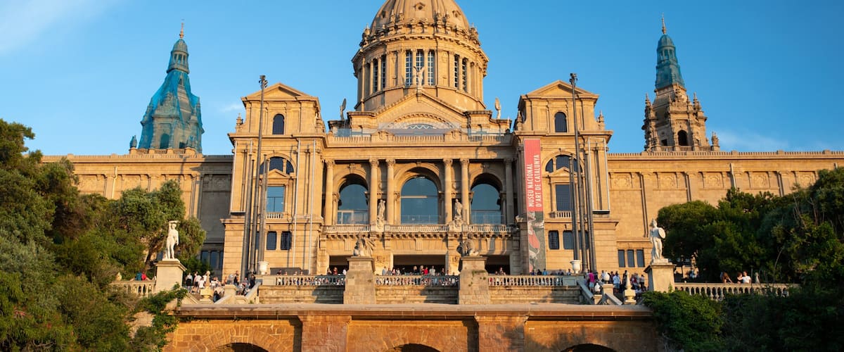 National Art Museum of Catalonia showing heritage architecture