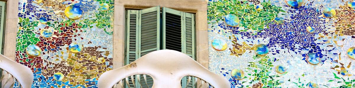 Casa Batllo welches beinhaltet historische Architektur