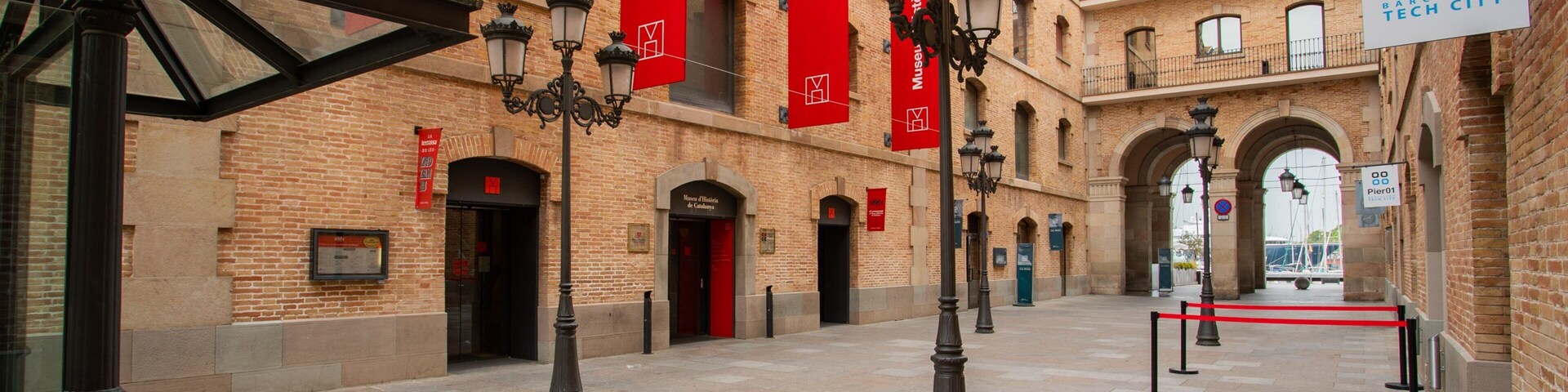 History Museum of Catalunya featuring signage
