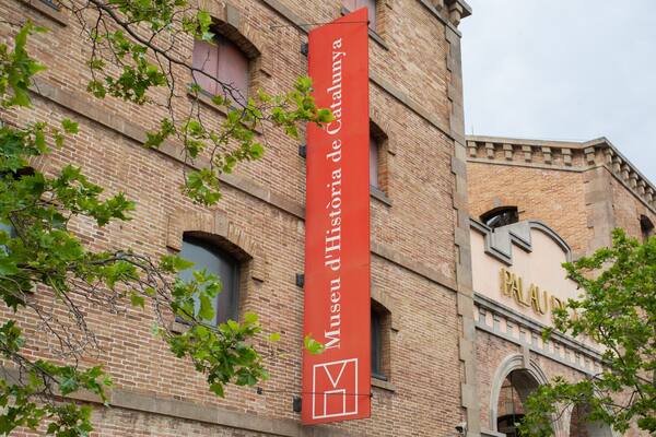 History Museum of Catalunya featuring signage