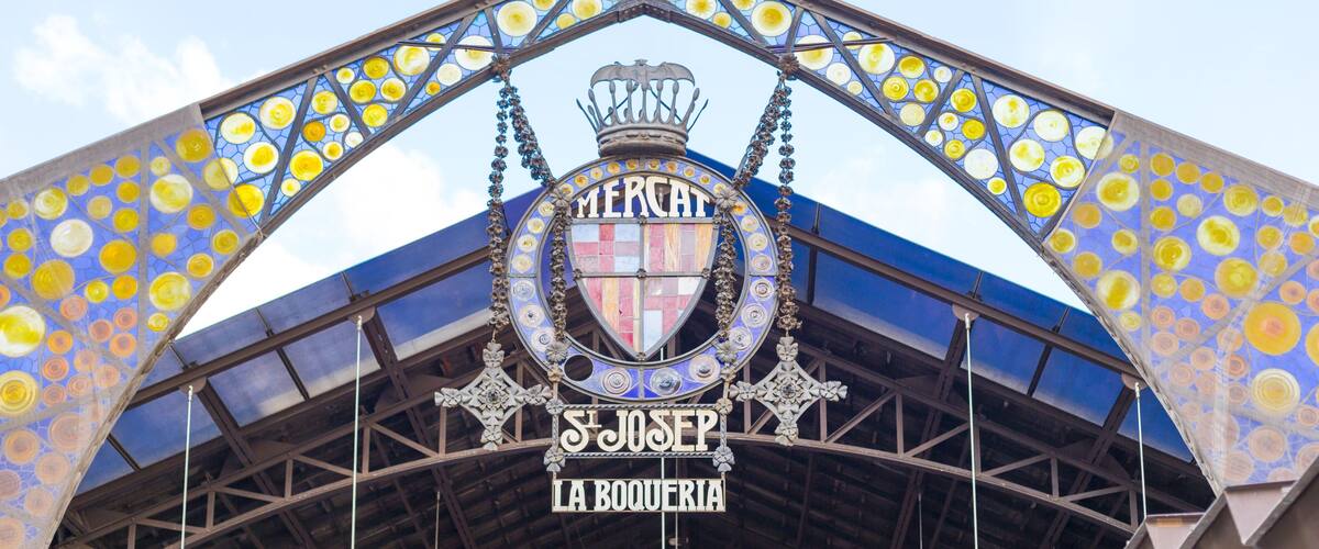 Boqueria market in Barcelona