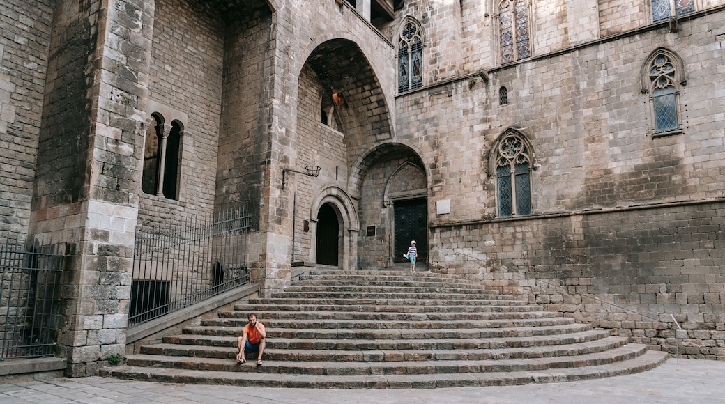 Placa del Rei showing heritage architecture and street scenes