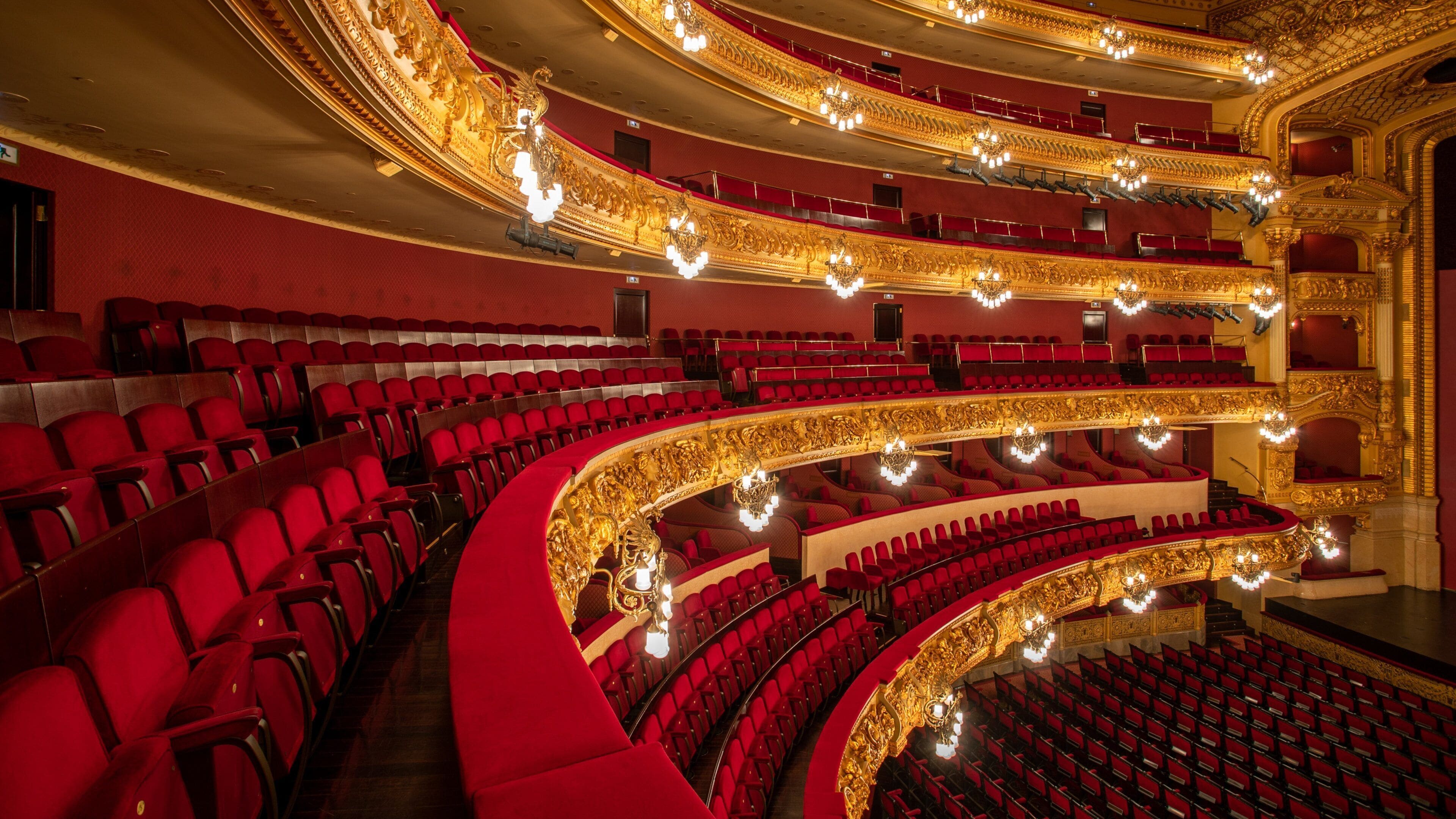 Gran Teatre del Liceu which includes interior views and theater scenes