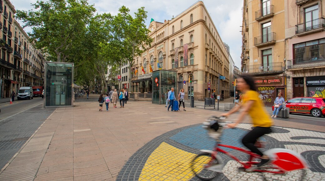 Gran Teatre del Liceu which includes a square or plaza