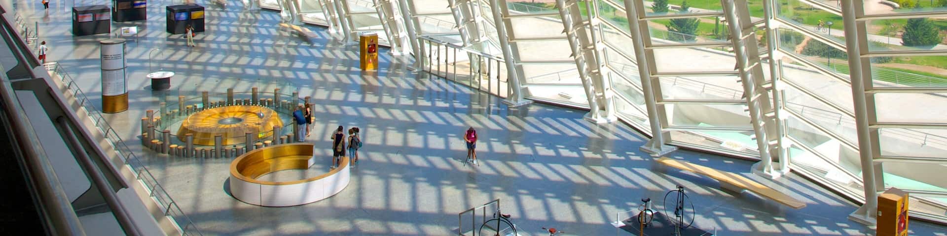 City of Arts and Sciences featuring a city and interior views