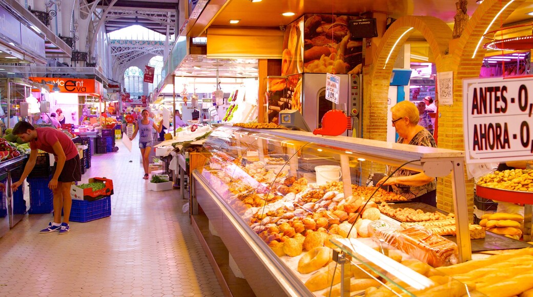 Central Market featuring interior views, markets and food