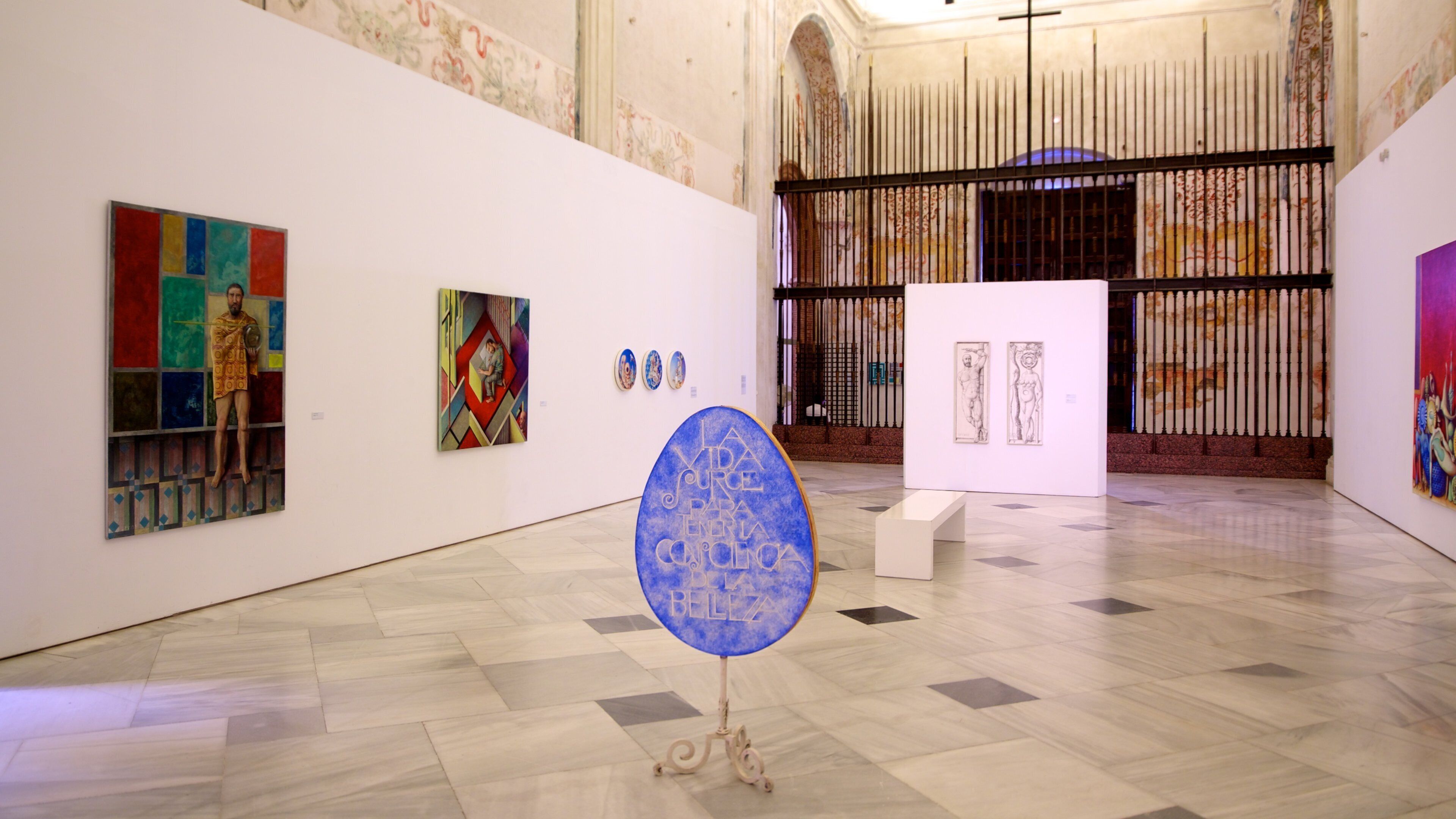 La Cartuja Monastery which includes interior views and art