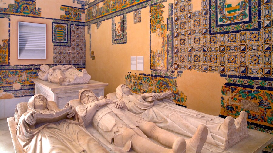 La Cartuja featuring interior views, a memorial and art