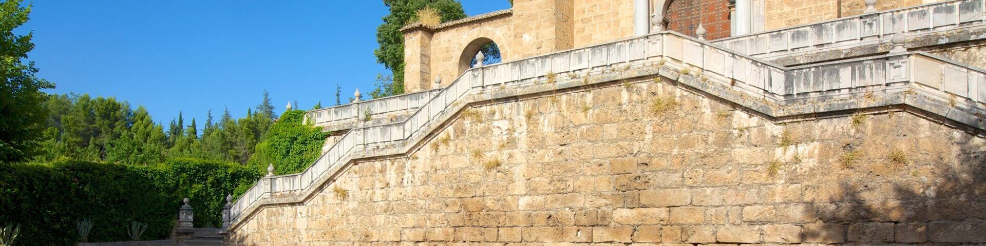 Granada Charterhouse featuring heritage architecture, a church or cathedral and religious elements