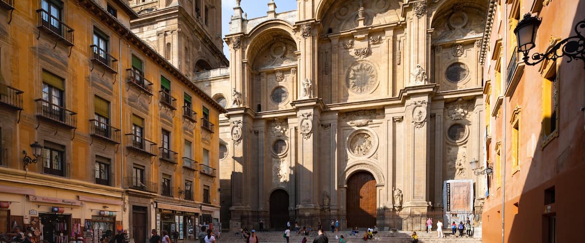 Granada Cathedral which includes a church or cathedral and heritage architecture